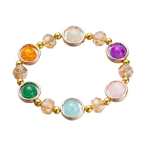 Bracelets extensibles brangles en verre teint avec reflets d'encre