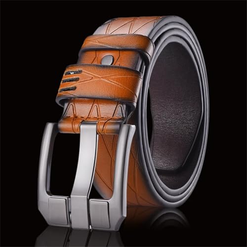 YTR6TW Men's Leather Belt Casual Belts Youth Pin Buckle Jeans Belt2