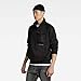 G-STAR Raw Men's Anorak Loose Long Sleeve Sweater,Dark Black,Medium