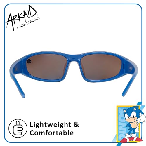 Snapklik.com : Official Sonic Sunglasses For Kids Sega Blue Wrap UV 400 ...