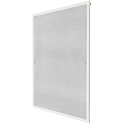 Mosquiteras Cortizo TecTake MOSQUITERA PARA VENTANA PROTECCIÓN CONTRA INSECTOS - disponible en diferentes colores y varias tamaños - (130x150cm | blanco | no. 401207)