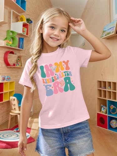 Image of Kindergarten Shirt for Girls First Day of Preschool Shirt Back to School T Shirt Summer Short Sleeve 3-7 Years