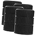 TOBBOMEY Washer Dryer Vibration Foot Pads 4 Pieces Noise Reduction Floor Protection No-Tool Installation Furniture Riser