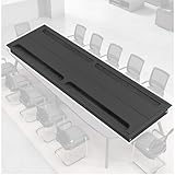 schreibtisch kabeldurchführung Büro Schreibtisch Kabelabdeckung mit Staubschutzbürsten - Kabelloch Organisation für Elektronikhandel/Verkaufstheke(11.8x5.7in/30x14.5cm)