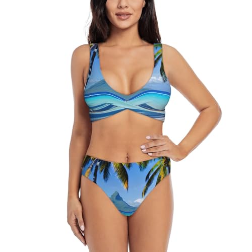 Ensemble de bikini 2 pièces Tahiti Beaches maillot de bain idéal pour la plage