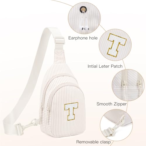Personalized Girls Sling Bag with Initial Patch - Use Code Z7PD2DAV