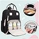 LORADI 18-Pockets Windel Bag Rucksack mit wasserdichten Taschen und Kinderwagen Schnalle, wandelbare Tragetasche