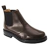 Roamers OLIVER Mens Twin Gusset Soft Leather Chelsea Boots Black #3