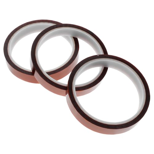 CIYODO High Temperature Pet Tape for Sublimation 3 Rolls Heat Transfer Adhesive Tape