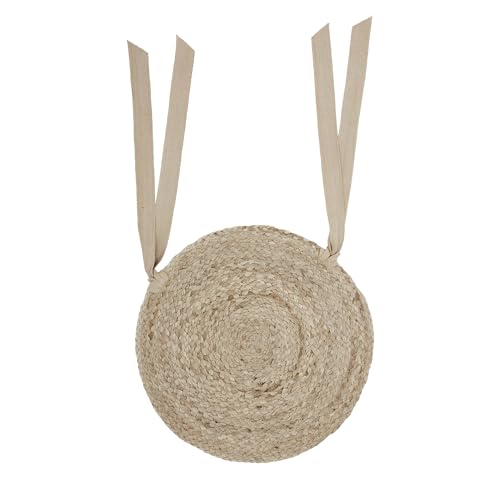 VHC-Brands-Jute-Chair-Pad-Jute-Dining-Room-Kitchen-Chair-Pads-Seat-Cushion-with-Ties-Natural-Jute-Collection-Round-15×15-Natural VHC Brands Jute Chair Pad Jute Dining Room Kitchen Chair Pads Seat Cushion with Ties Natural Jute Collection Round 15×15 Natural