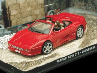 Ex Mag Ferrari 355 Voiture Miniature de James Bond Goldeneye Cover