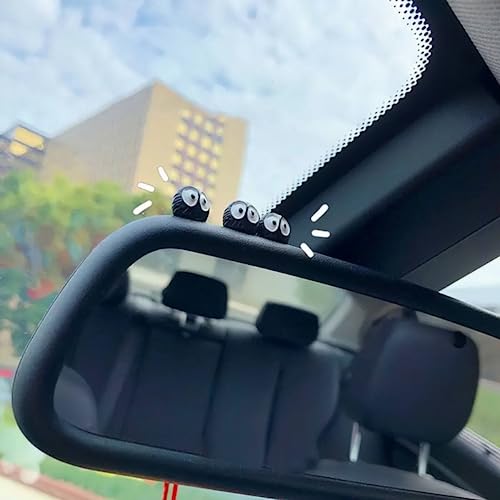 Black Elfs Car Decoration Dashboard Car Ornament, Car Rearview Mirror Accessories (Pack Of 10) #TOP22