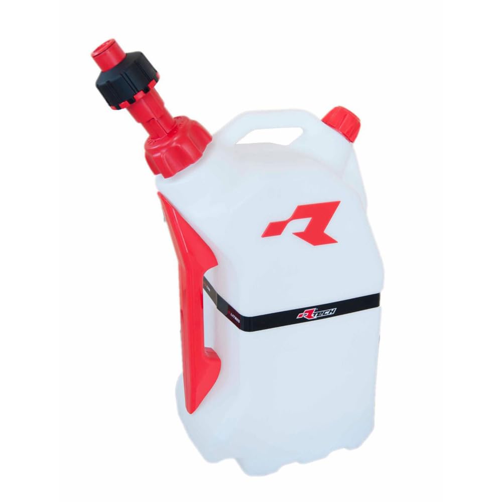 RACETECH Tanister Gasolina Quick Fill 15L Translúcido/Rojo
