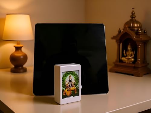 Image of Tamil Telugu Mantra Chanting Box with Glowing Front | 24 in 1 Venkatesha, Srinivasa Govinda, Sai Baba, Gayatri & Shiva Mantras | Portable Meditation Audio Player for Home & Office Peace