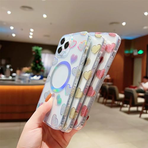 Étui de charge sans fil pour iPhone 11 avec cœur laser pour le quotidien