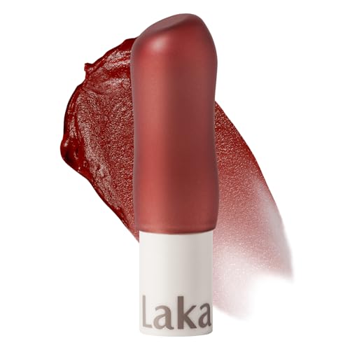 Laka Soul Vegan Lip Balm, 3.9g/0.13oz, Deep Nourishing Plant-Based Lip Moisturizer, Cracked and Chapped Lips, Vegan, K-Beauty​​ (#Berry)