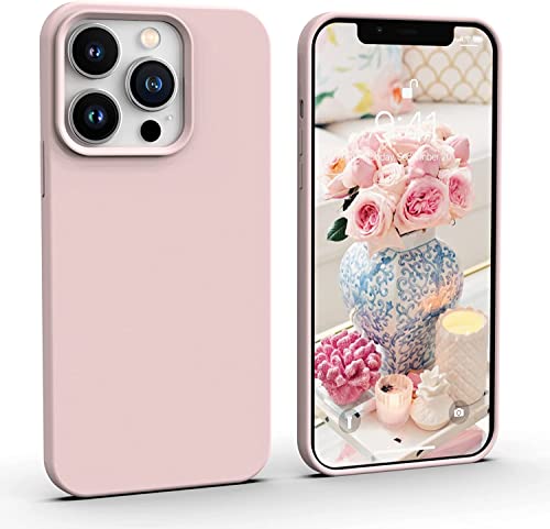 NC iPhone 13 Pro Case – Silicone Phone Cover | Wireless Charging Compatible, 360° Shockproof Protective Case for Apple iPhone 13 Pro (Pink, iphone...
