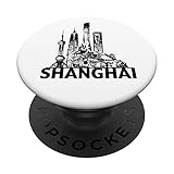 Photo Gallery shanghai, cina, skyline, silhouette, contorno, schizzo popsockets popgrip intercambiabile Photo Gallery shanghai, cina, skyline, silhouette, contorno, schizzo popsockets popgrip intercambiabile