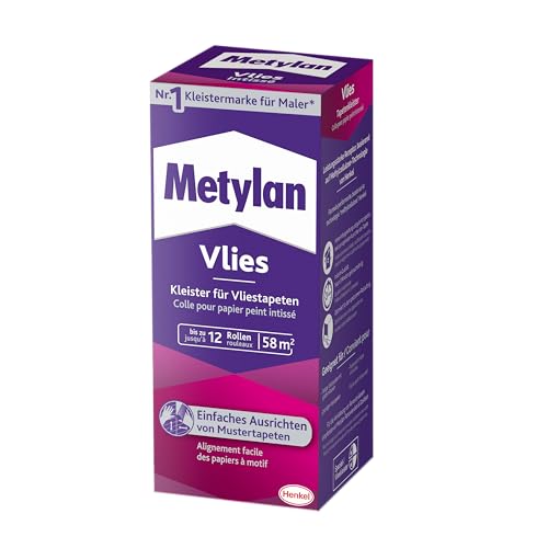 Metylan MPV15 - Colla per carta da parati in tessuto non tessuto, 360 g