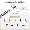 TONOR Microphone Boom Arm, Adjustable Microfono Stand Mic Arm with Extra-large Pop Filter, 3/8’’ and 5/8’’ Screwadapter, Equipment for Podcast, Recording, Streaming, 35cm+35cm, T10 #1