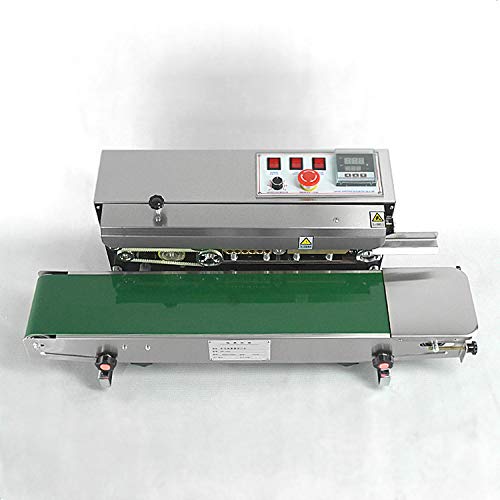 Kolice Commercial Industrial Automatic Continuous Sealing Machine, Horizontal Bag Sealer Machine, Popsicle Packing Machine Plastic Food Grade Packing for PVC Bags Films