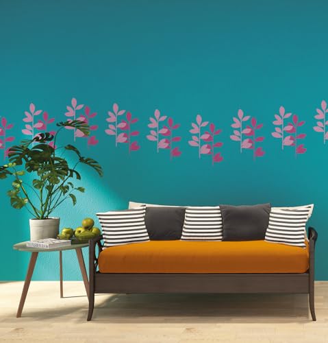 Image of Asian Paints Royale Play Decor Stencil for Wall Painting | Shoot Design | Reusable Stencil Painting for Home Decoration