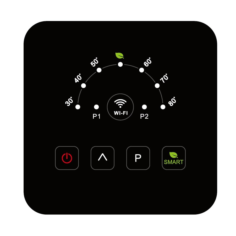 Scaldabagno elettrico DOPPIA TANICA camera serbatoio WIFI lt 30 50 80 100 litri verticale/orizzontale ThermoBax (30 litri)
