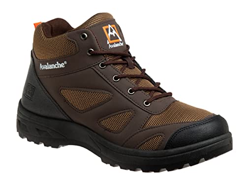 Men's Round Toe Lace-up Hiking Ankle Boot