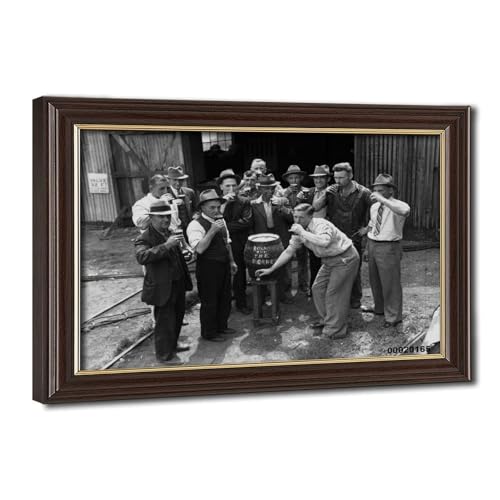Impression sur toile Last Drink de qualité supérieure grand tableau avec cadre
