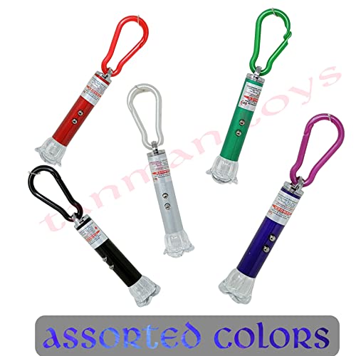 Image of Red Laser Light for Kids to Play /Powerful Beam Light Keychain Laser Light Pen for Monkey Scaring /Laser Light Long Range with LED Flashing Lights /Torch Keychain /Multi Color