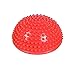 HUIHUIGE Yoga Demi-Balle Formateur Balle d'équilibrage Gonflable Demi-sphère balles de Yoga Exercices de Massage Gym Fitness Caoutchouc,Rouge,Gorgeous