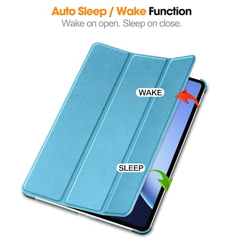 Image of ProElite Case Cover for OnePlus Pad 3 13.2 inch 2025 Case, Slim Trifold Flip case Cover for OnePlus Pad 3 13.2 inch 2025 Case Tablet [Auto Sleep Wake Feature], Sky Blue