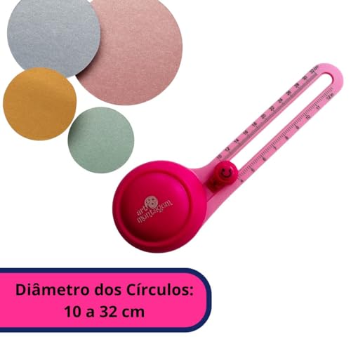 Cortador Circular De Papel Artesanal Para Scrapbooking Corte Perfeito e Preciso