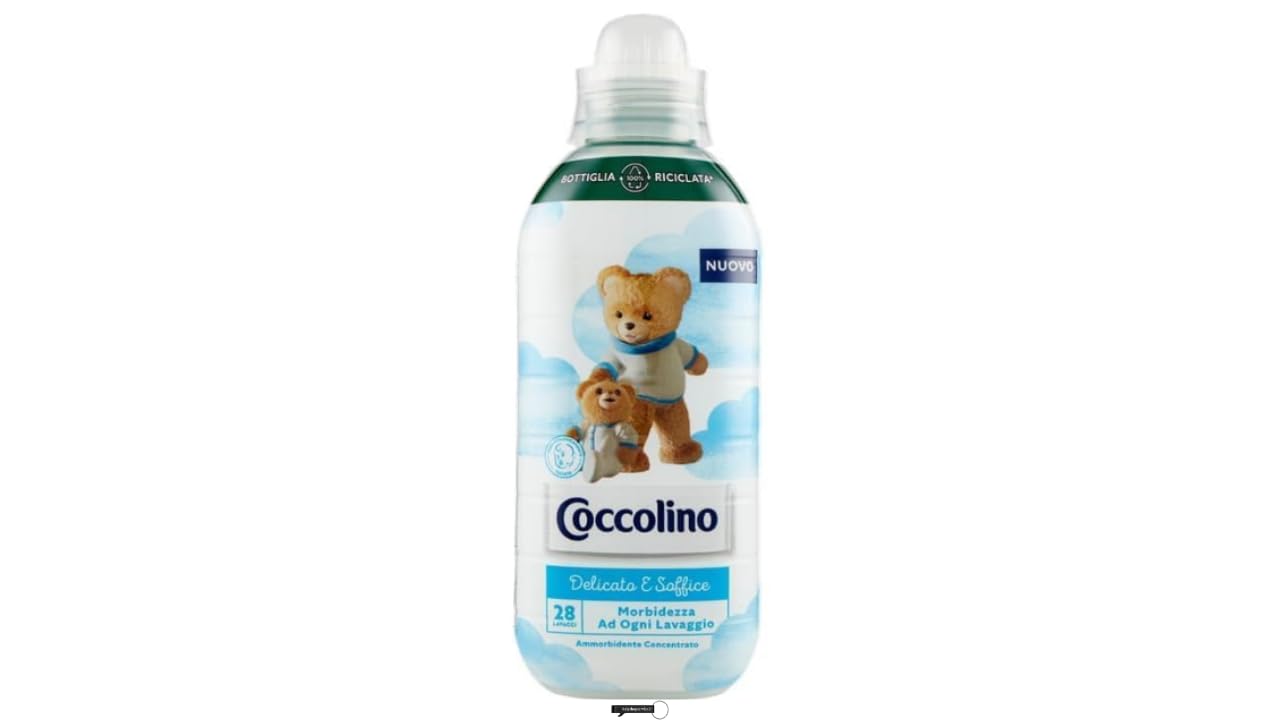 16x Coccolino Konzentrierter Weichspüler, Delicato e Soffice, 645 ml, 28 Waschgänge,+ Italy Shop Service Kostenloser Schlüsselanhänger