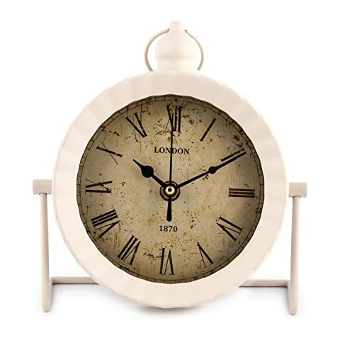 pajoma Standuhr London in weiß, L 18 x B 6,7 x H 20 cm Cover