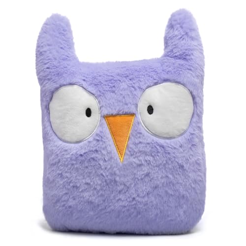 Image of Mirada Owl Face Soft Toy - Purple | Adorable Owl Design for Kids' Room Decor | Soft and Cozy Face Soft Toy -30 cm