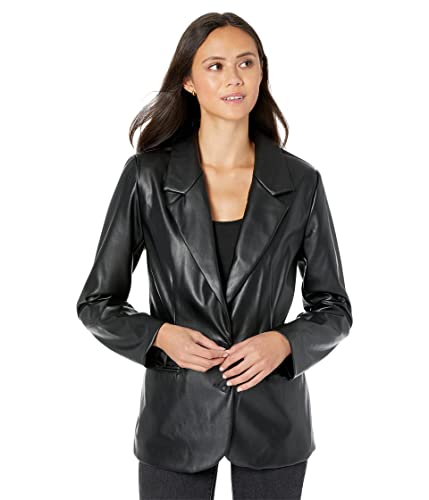 BCBGeneration Women's Relaxed Boyfriend Blazer Long Sleeve Notch Lapel Pocket Button Jacket