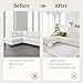 HOMERILLA Sectional Couch Covers for Sectional Sofa L Shaped Sofa Cover Blanket 2 Pieces L Shape Furniture Protector for Pets Dogs(Ivory, X-Large)