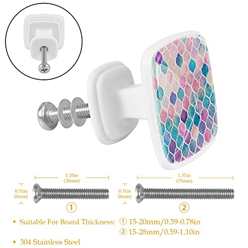 Boutons de commode TBOUOBT d'inspiration Tie-Dye Art moderne - 4