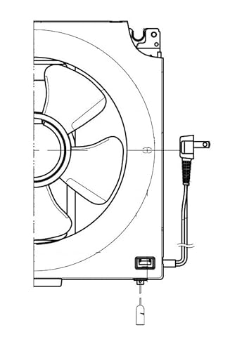 pi\jbN (Panasonic) CeA`C /rC ؑ֎ [o[ʔ^Cv ЂAVb^[ zCg 353×s133×366mm FY-25VE6