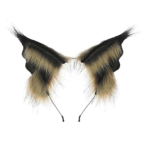 ZHENGCI Bandeau à cheveux Lynx Ear pour filles - Accessoires pour cosplay, bal masqué, Halloween, fête costumée