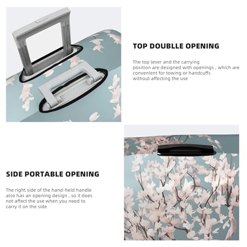 Luggage Cover Elastic Washable Suitcase Protector Large Cherry Blossom Tree Suitcase Covers for Luggage 18-32 Inch Portable Travel Luggage Covers Sleeve Dust-proof Anti-Scratch Baggage Covers4