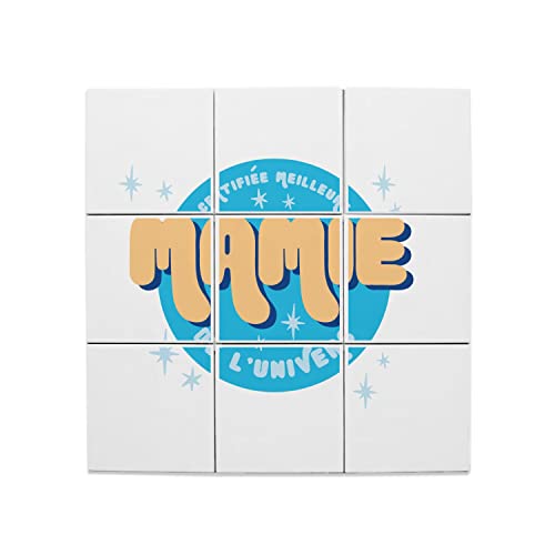 Carreaux céramique déco 45,6x45,6 cm : lot de 9 faïences thématiques pour la famille