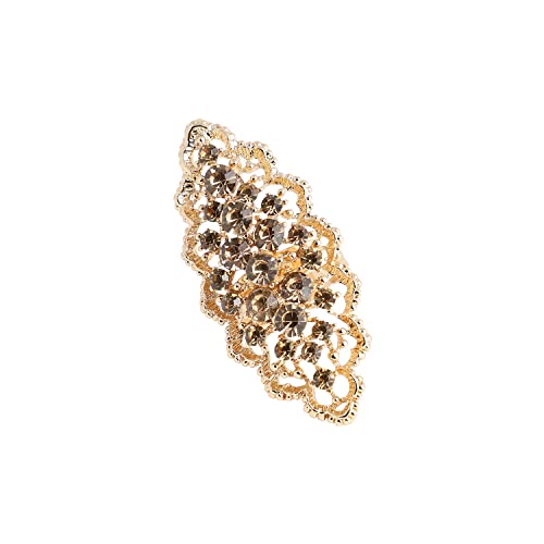 Image of SOHI Cocktail Ring for Women & Girls, Chunky Ring, Finger Ring, adjustable ring, Ladies Ring, Gold Plated Ring, aesthetic jewellery, hand ring for women