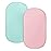 Bassinet Sheet Set 2 Pack Fitted Bassinet Sheets for Baby Girl, Universal Microfiber Soft Cradle Sheets for Oval Rectangle and Hourglass Mattress, Blue and Pink
