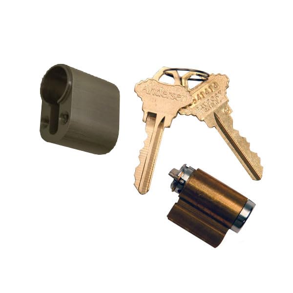Andersen Keyed Lock Cylinder with Housing FWH - Stone