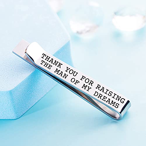Father of the Bride and Groom Gifts - Wedding Tie Clips for Groomsmen From the Bride - Stainless Steel Tie Bars4