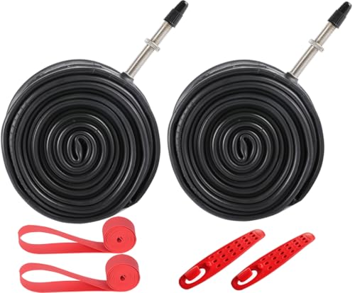 2-Pack 27.5x1.9/1.95/2.0/2.125 Bike Inner Tubes Presta Valve 48MM 27.5