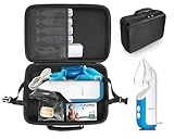 Storage Case for Personal Cool Mist Inhaler humidifier, compressor, compatible with Mypurmist 2 Ultrapure, Classic free Ultrapure, RProtect, FHLP Large room inhaler for and Other Essentials Ideal for Protection & Carrying Comfortable briefcase style ...