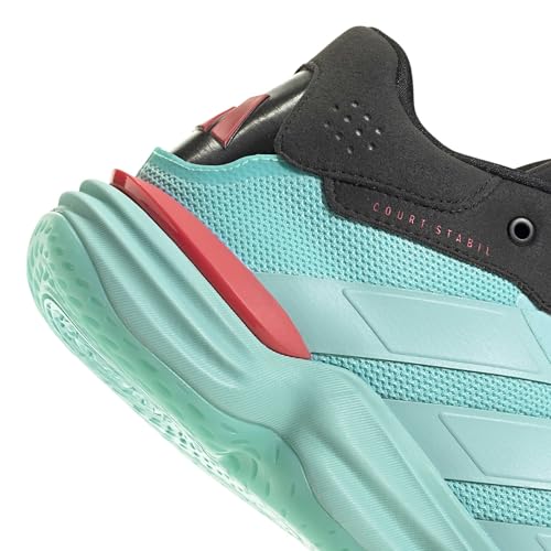 adidas Herren Courtstabil Indoor Performance Shoes, Flash Aqua/Flash Aqua/semi Lucid red, 44 2/3 EU – Ansicht 5